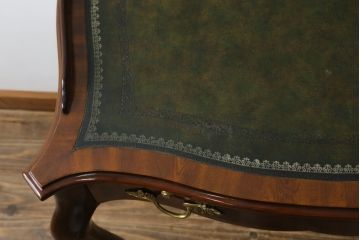 中古　イギリス　メートランドスミス(MAITLAND SMITH)　品のある佇まいが魅力的なスライド天板付きコンソールテーブル(デスク、花台、飾り台、電話台、英国)(R-076667)