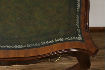 中古　イギリス　メートランドスミス(MAITLAND SMITH)　品のある佇まいが魅力的なスライド天板付きコンソールテーブル(デスク、花台、飾り台、電話台、英国)(R-076667)