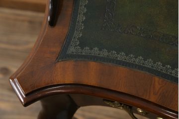 中古　イギリス　メートランドスミス(MAITLAND SMITH)　品のある佇まいが魅力的なスライド天板付きコンソールテーブル(デスク、花台、飾り台、電話台、英国)(R-076667)