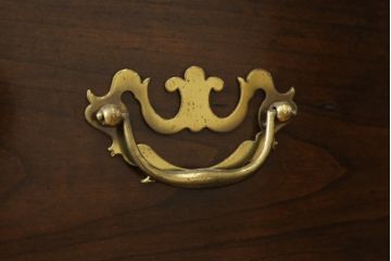 中古　美品　DREXEL HERITAGE(ドレクセルヘリテイジ)　クラシカルな雰囲気漂う猫脚デスク(机、ワークデスク、コンソールテーブル、在宅用、在宅ワーク用)(R-076668)