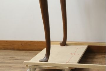中古　美品　DREXEL HERITAGE(ドレクセルヘリテイジ)　クラシカルな雰囲気漂う猫脚デスク(机、ワークデスク、コンソールテーブル、在宅用、在宅ワーク用)(R-076668)