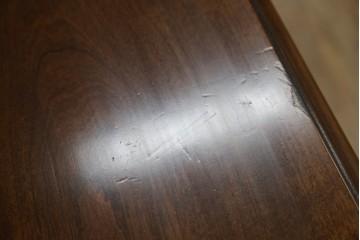 中古　美品　DREXEL HERITAGE(ドレクセルヘリテイジ)　クラシカルな雰囲気漂う猫脚デスク　(R-076668)