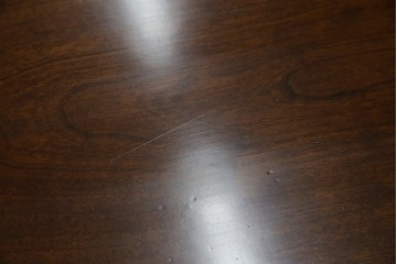 中古　美品　DREXEL HERITAGE(ドレクセルヘリテイジ)　クラシカルな雰囲気漂う猫脚デスク　(R-076668)