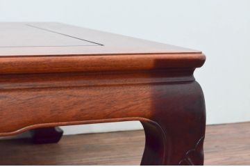 和製ビンテージ　花梨(カリン)材　重厚感のある佇まいが魅力的な座卓(ローテーブル、センターテーブル、ヴィンテージ)(R-076672)