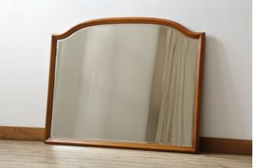 中古　美品　横浜ダニエル(daniel)　Etranger(エトランジェ)　E-404　シンプルながらも気品漂うウォールミラー(壁掛け鏡、吊鏡)(R-076673)