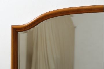中古　美品　横浜ダニエル(daniel)　Etranger(エトランジェ)　E-404　シンプルながらも気品漂うウォールミラー(壁掛け鏡、吊鏡)(R-076673)