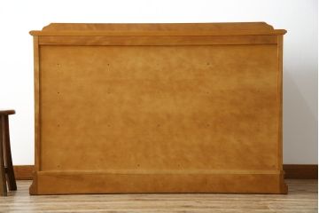 中古　美品　横浜クラシック家具　ダニエル(Daniel)　Etranger(エトランジェ)　E-111　温かみのある色合いと品のある佇まいが魅力の横長チェスト(サイドボード、引き出し)(定価約80万円)(R-076674)