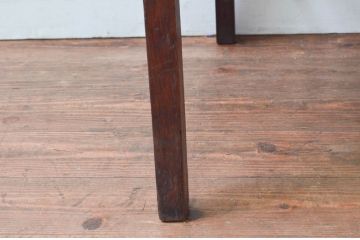 和製アンティーク　ナラ材　レトロスタイルのお部屋づくりに活躍するシンプルなチェア(ダイニングチェア、椅子、イス)(R-076679)