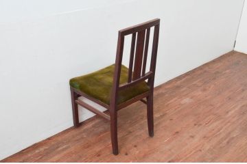 和製アンティーク　ナラ材　レトロスタイルのお部屋づくりに活躍するシンプルなチェア(ダイニングチェア、椅子、イス)(R-076679)