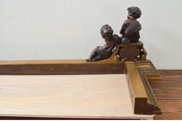 フランスアンティーク　最高級!!　希少　ブロンズ　重厚な真鍮製のファイヤーガード(ファイヤースクリーン、ファイアーガード、暖炉ガード、ファイヤーフェンス)(R-076685)