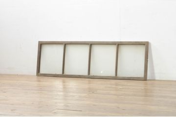 アンティーク建具　レトロな雰囲気を醸し出す明かり取り1枚(明り取り、欄間、ランマ)(R-076719)