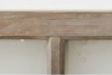 アンティーク建具　レトロな雰囲気を醸し出す明かり取り1枚(明り取り、欄間、ランマ)(R-076719)