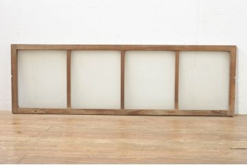 アンティーク建具　レトロな雰囲気を醸し出す明かり取り1枚(明り取り、欄間、ランマ)(R-076719)