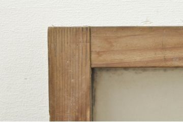 アンティーク建具　レトロな雰囲気を醸し出す明かり取り1枚(明り取り、欄間、ランマ)(R-076719)
