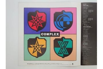 見本品(非売品)　COMPLEX　コンプレックス　布袋寅泰　吉川晃司　恋を止めないで　BE MY BABY　レコード(LP、12インチ、RT28-5443)(R-076720)