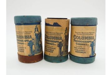 EDISON　エジソン　COLUMBIA　コロムビア　蝋管15点セット(シリンダー、円筒レコード、RECORD、蓄音機用)(R-076723)