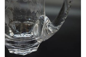 1985年　チェコ　Moser　モーゼル　キリンビアマグコレクション　コレクターズグラス　金彩　ビアジョッキ(KIRIN COLLECTORS GLASS、グラヴィール、ガラス)(R-076725)