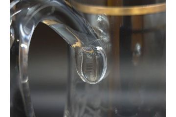 1985年　チェコ　Moser　モーゼル　キリンビアマグコレクション　コレクターズグラス　金彩　ビアジョッキ(KIRIN COLLECTORS GLASS、グラヴィール、ガラス)(R-076725)
