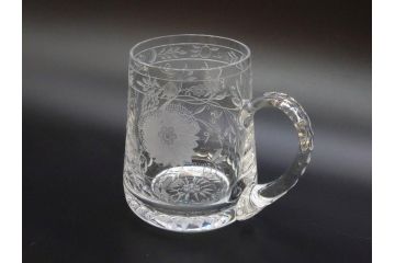 ドイツ　Meissen　マイセンクリスタル　マイセンフラワー　1982年　特別頒布　キリンビアマグコレクション　コレクターズグラス(KIRIN COLLECTORS GLASS、MEISSENER BLEIKRISTALL、ガラス)(R-076726)