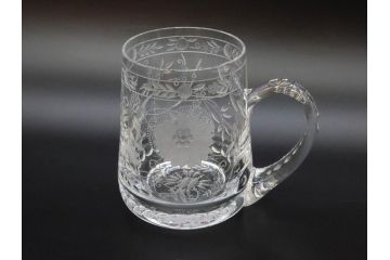 ドイツ　Meissen　マイセンクリスタル　マイセンフラワー　1982年　特別頒布　キリンビアマグコレクション　コレクターズグラス(KIRIN COLLECTORS GLASS、MEISSENER BLEIKRISTALL、ガラス)(R-076726)