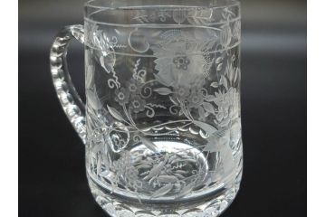 ドイツ　Meissen　マイセンクリスタル　マイセンフラワー　1982年　特別頒布　キリンビアマグコレクション　コレクターズグラス(KIRIN COLLECTORS GLASS、MEISSENER BLEIKRISTALL、ガラス)(R-076726)