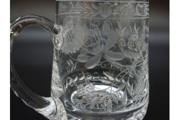 ドイツ　Meissen　マイセンクリスタル　マイセンフラワー　1982年　特別頒布　キリンビアマグコレクション　コレクターズグラス(KIRIN COLLECTORS GLASS、MEISSENER BLEIKRISTALL、ガラス)(R-076726)