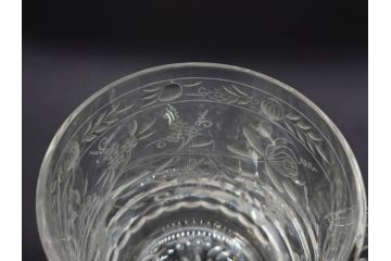 ドイツ　Meissen　マイセンクリスタル　マイセンフラワー　1982年　特別頒布　キリンビアマグコレクション　コレクターズグラス(KIRIN COLLECTORS GLASS、MEISSENER BLEIKRISTALL、ガラス)(R-076726)