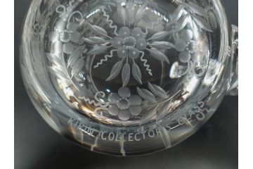 ドイツ　Meissen　マイセンクリスタル　マイセンフラワー　1982年　特別頒布　キリンビアマグコレクション　コレクターズグラス(KIRIN COLLECTORS GLASS、MEISSENER BLEIKRISTALL、ガラス)(R-076726)