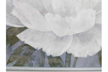 真作　山下邦雄　「牡丹」　6F(6号)　日本画(ぼたん、花、共シール、絵画、額装、箱付き)(R-076743)