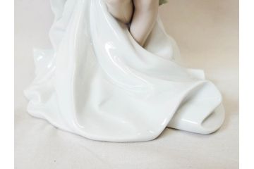 絶版　スペイン　リヤドロ　LLADRO　幼き頃　No.7649　限定4000体　フィギュリン(LA INFANCIA WHERE LOVES BEGINS、家族、ファミリー、陶器人形、置物、オブジェ、箱付き)(R-076745)