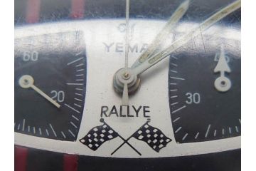 フランスビンテージ　YEMA(イエマ)　RALLYE(ラリー)　手巻き　17 JEWELS INCABLOC(17石)　腕時計(クロノグラフ、メンズ、ウォッチ、ヴィンテージ)(R-076746)
