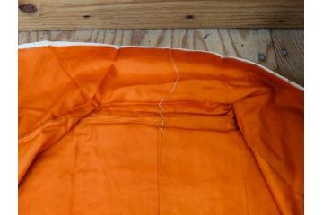 大正〜昭和初期　正絹　刺繍　鶴亀　松竹梅　着物　打掛(古布、リメイク、衣装、Japanese KIMONO)(R-076757)
