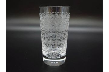 フランス　Baccarat　バカラ　ローハン　ハーモニー　高貴でエレガントなデザインが美しいグラス2客セット(ハイボール、フルレッドクリスタルガラス、コップ)(R-076760)