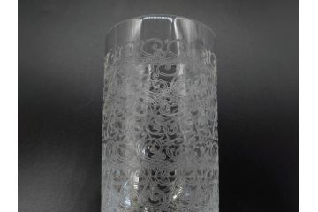 フランス　Baccarat　バカラ　ローハン　ハーモニー　高貴でエレガントなデザインが美しいグラス2客セット(ハイボール、フルレッドクリスタルガラス、コップ)(R-076760)