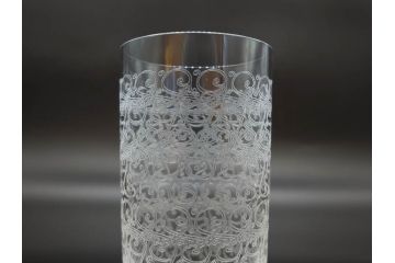 フランス　Baccarat　バカラ　ローハン　ハーモニー　高貴でエレガントなデザインが美しいグラス2客セット(ハイボール、フルレッドクリスタルガラス、コップ)(R-076760)
