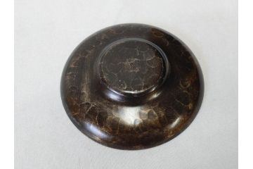 玉川堂　銅製托子　独特な色合いや肌触りをお楽しみいただける茶托5枚セット(鎚目、鎚起、五客揃、銅器、茶道具、煎茶道具、共箱付き)(R-076765)