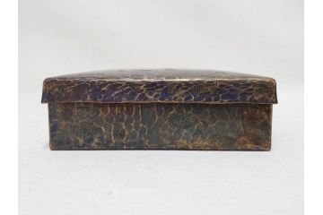 玉川堂　煙草盆(煙草箱、角盆付蓋物、煙草具、たばこ盆、タバコ盆、小物入れ、小箱、共箱付き)(R-076768)