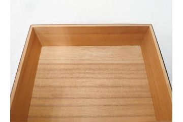 玉川堂　煙草盆(煙草箱、角盆付蓋物、煙草具、たばこ盆、タバコ盆、小物入れ、小箱、共箱付き)(R-076768)