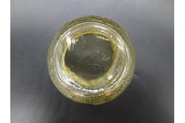 戦前　大正〜昭和初期　花のデザインが魅力のあめや瓶(菓子瓶、砂糖壷、キャンディーポット、ガラス瓶、ガラスビン、蓋(フタ)付き、ペロペロ、飴屋)(R-076769)