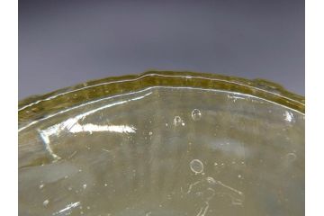 戦前　大正〜昭和初期　お部屋をレトロに演出するあめや瓶(菓子瓶、砂糖壷、キャンディーポット、ガラス瓶、ガラスビン、蓋(フタ)付き、ペロペロ、飴屋)(R-076770)