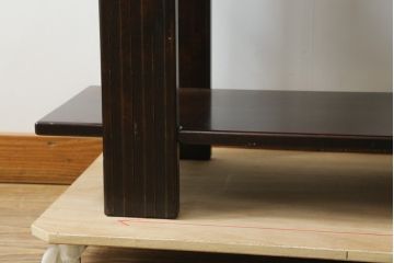 中古　美品!!　星野民藝(星野民芸)　シンプルでスタイリッシュなデザインが目を惹く飾り棚(シェルフ、オープンラック、本棚)(R-076778)