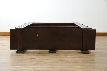 中古　美品!!　星野民藝(星野民芸)　シンプルでスタイリッシュなデザインが目を惹く飾り棚(シェルフ、オープンラック、本棚)(R-076778)