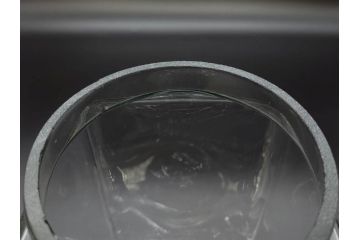 アンティーク雑貨　当時物　デッドストック　アルミ蓋　大・中・小　色々な用途に対応できる蓋付きガラス瓶3個セット(角瓶、角型、硝子、キャニスター、ガラスビン、菓子瓶、小物入れ、ディスプレイ雑貨、古道具、店舗什器、フタ付き)(R-076784)