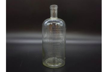 大正〜昭和初期　様々な組み合わせを楽しめるガラス瓶5点セット(ガラスビン、ガラス瓶、硝子、薬瓶、花瓶、花入、花器)(R-076786)