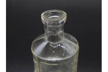 大正〜昭和初期　様々な組み合わせを楽しめるガラス瓶5点セット(ガラスビン、ガラス瓶、硝子、薬瓶、花瓶、花入、花器)(R-076786)