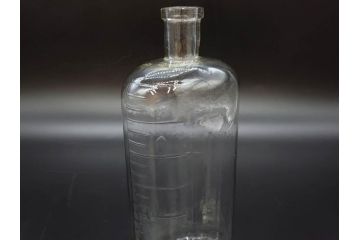 大正〜昭和初期　時代を重ねた味わいのあるボトル瓶5点セット(ガラスビン、ガラス瓶、硝子、薬瓶、花瓶、花入、花器)(R-076787)