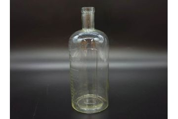 大正〜昭和初期　時代を重ねた味わいのあるボトル瓶5点セット(ガラスビン、ガラス瓶、硝子、薬瓶、花瓶、花入、花器)(R-076787)