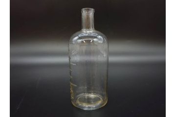 大正〜昭和初期　時代を重ねた味わいのあるボトル瓶5点セット(ガラスビン、ガラス瓶、硝子、薬瓶、花瓶、花入、花器)(R-076787)