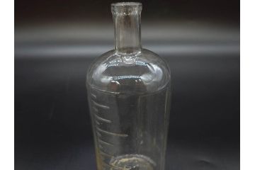 大正〜昭和初期　時代を重ねた味わいのあるボトル瓶5点セット(ガラスビン、ガラス瓶、硝子、薬瓶、花瓶、花入、花器)(R-076787)