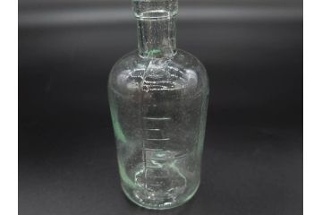 大正〜昭和初期　時代を重ねた味わいのあるボトル瓶5点セット(ガラスビン、ガラス瓶、硝子、薬瓶、花瓶、花入、花器)(R-076787)